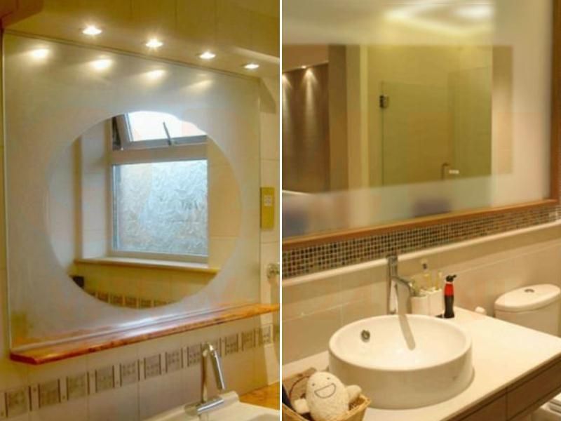 Spiegelheizung Badezimmer Rechteckig 500 × 1100 mm, 50 x 110 cm 230 volt